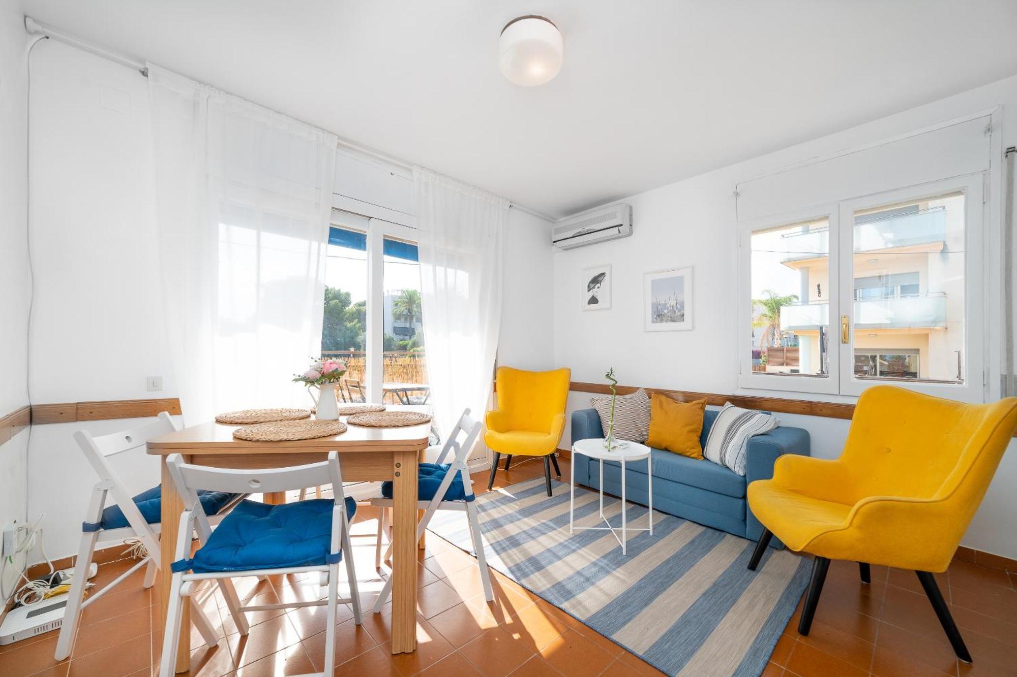 Beach Flat With Terrace Sant Salvador Ngoại thất bức ảnh
