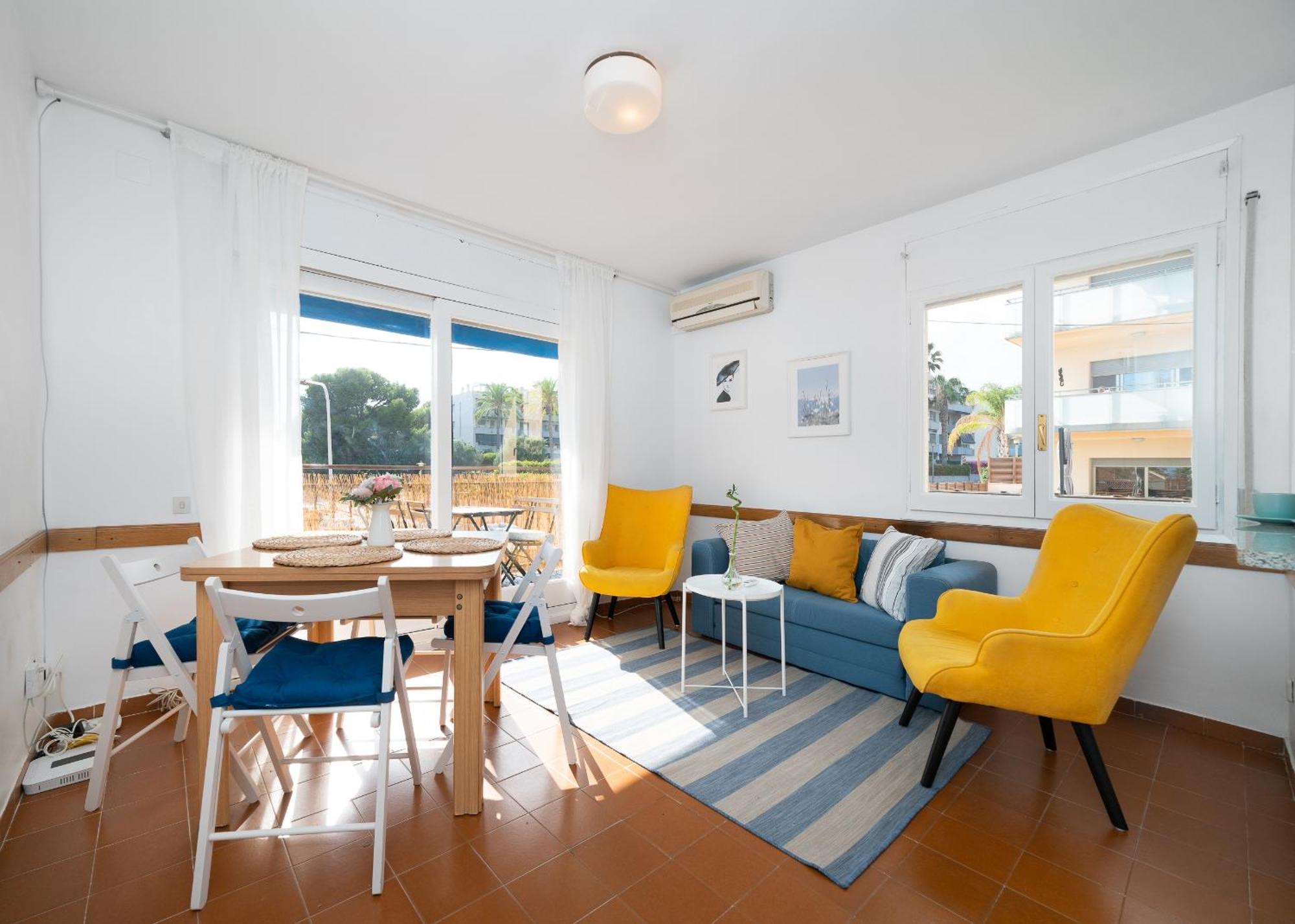 Beach Flat With Terrace Sant Salvador Ngoại thất bức ảnh